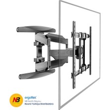 Omrs Store North Bayou Nb P65 Ergonomic Ultra Ince 55"–85" Uyumlu Profosyonel Büyük Ekranlar Için Hareketli Tv Askı Aparatı