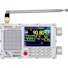 Deepelec DP-666 TEF6686 Dsp Full-Band Taşınabilir Dijital Radyo Alıcısı (Rds Destekli)