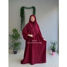 Yüsra Collection Menekşe Elbise ve Kısa Sufle 2'li Takım