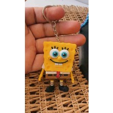 Minikat 3D Sünger Bob Anahtarlik