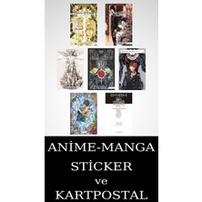 Akılçelen Kitaplar Death Note 10-16 Eksiksiz Kitap Seti (7 Kitap) / Ölüm Defteri / Anime-Manga Sticker ve Kartpostal Hediyeli