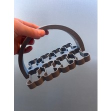 Craftelle Kemik Şeklinde Kurabiye ve Hamur Kalıbı, Tek Içine 8 Kemik Kalıbı Kesicisi