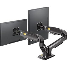 Tech Butiq North Bayou Nb Ergonomic F160 17-32" Çift Kol 2-9 kg Amortisörlü Monitör Standı