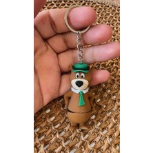 Minikat 3D Ayı Yogi Anahtarlik