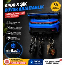 Minikat 3D Porsche Anahtarlik