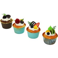 Marsilyan Buzdolabı Magneti - Mini Muffin Tasarımlı - Karışık Model