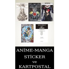 Akılçelen Kitaplar Death Note 12-13-14-15-16 Kitap Seti (5 Kitap) / Ölüm Defteri / Anime-Manga Sticker ve Kartpostal Hediyeli