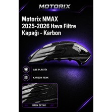 Motorix Nmax 2025-2026 Hava Filtre Kapağı - Karbon
