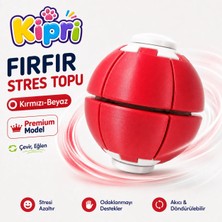 Spinner Ball Rulmanlı Fırfır Stres Topu Bas-Çevir 3D Baskı Fidget Oyuncak 1 Adet