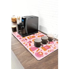 Valerine Life Barista Kahve Barı Matı 40X90CM Espresso Makinesi Çaycı Altlığı Happy Roast
