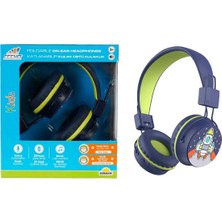 Sunman S00090370 -Sun-Gle-Ech-Kulaklık Mikrofonlu Katlanabilir Kablosuz Roket Resimli L