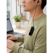sbodurhome Klipsli Tek Kulaklıklı Kablosuz Bluetooth Kulaklık Dijital Ekranlı Taşınabilir Model