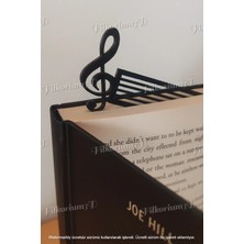 Filkorium3D Müzik Notası Kitap Ayracı - Işlevsel Plastik Kitap Ayracı - Hediyelik Müzik Notası Kitap Ayracı