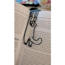 Filkorium3D Sevimli Kedi Kitap Ayracı – Dekoratif Kitap Tutucu