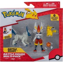 Neco Toys Pok PKW2979 Pokemon Battle Aksiyon Figür ve Figür 4lü Set