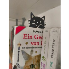 Filkorium3D Sevimli Kedi Kitap Ayracı (1 Adet)