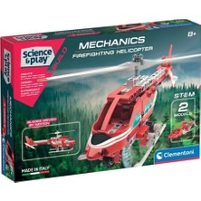 Clementoni 75075TR Mekanik Laboratuvarı - Firefighting Helicopter +10 Yaş