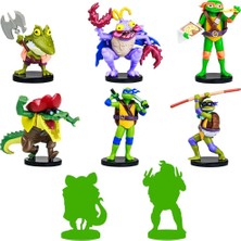Neco Toys Pmı NT2070 Ninja Turtles Toppeez 8li Figür Set Asorti