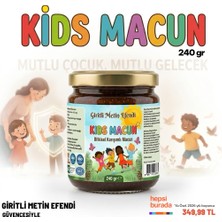 Giritli Metin Efendi Kakaolu Kids Macun 240 gr - Çocuklar Için Bitkisel Karışımlı Macun