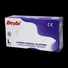 Marsilyan Beybi L Pudralı Muayene Eldiveni 100LÜ (K95)