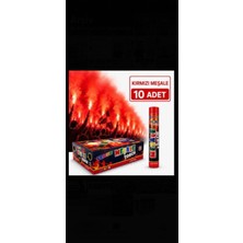 Prime Nest Store 10 Adet Kırmızı Meşale Kutulu