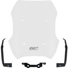 GP Kompozit Peugeot PM-01 2023-2025 Uyumlu Spor Ön Cam Şeffaf - 33 cm