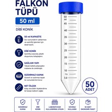 Labolist Falkon Tüpü 50 ml - Dibi Konik - 50 Adet