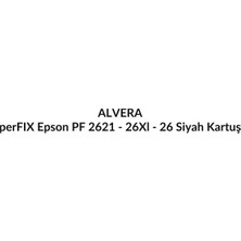 Alvera Perfıx Epson Pf 2621 - 26XL - 26   Siyah  Kartuş