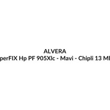 Alvera Perfıx Hp  Pf 905XLC - Mavi -  Chipli  13 ml