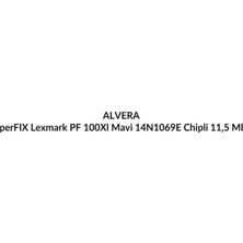Alvera Perfıx Lexmark Pf 100XL Mavi  14N1069E  Chipli  11,5 ml
