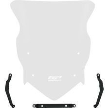 GP Kompozit TVS Raider 125 2021-2025 Uyumlu Ön Cam Şeffaf - 42 cm