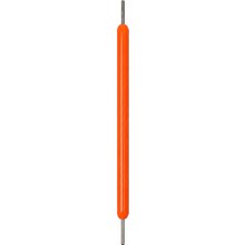 3 Volt 38MM Kırmızı LED Filament Retro Tungsten Görünümlü Dekoratif Filament (10 Adet)