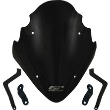 GP Kompozit Bajaj Pulsar NS 400 Z 2025-2026 Uyumlu Ön Cam Siyah - 37 cm