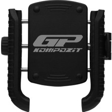 GP Kompozit TTR09 Universal Ayna Bağlantılı Titreşim Modüllü Telefon Tutucu Siyah