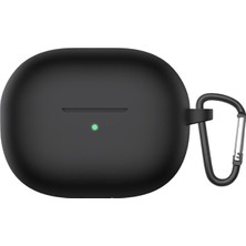 Brf Store Degernet Microsonic Xiaomi Redmi Buds 3 Lite Için Kılıf Askılı Mat Silikon Siyah [redmi Buds 3 Lite