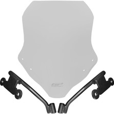 GP Kompozit Honda CB500 Hornet 2024-2025 Uyumlu Ön Tur Camı Şeffaf - 47 cm