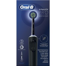 Brf Store Oreviosell Oral-B Şarjlı/elektrikli Diş Fırçası Vitality Pro Siyah Koruma ve Temizlik