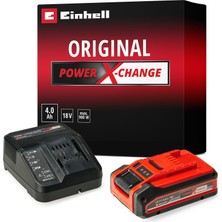 Brf Store Oreviosell Orijinal Einhell Akü ve Şarj Cihazı Başlangıç Kiti Power X-Change (Akü, Li-Ion, 18 V, 4.0