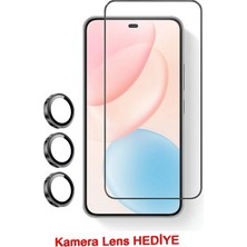 Zipax Huawei Honor 400 Pro Ekran Koruyucu Cam + Kamera Lens Hediye
