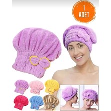 Azesur Saç Kurutma Bonesi,kafa Havlusu ,duş Bonesi Mikrofiber Kumaş