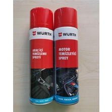 Brf Store Degernet Würth Motor Temizleyici ve Araç Içi Temizleme Spreyi Ikisi Birarada 500 ml