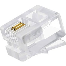 Brf Store Oreviosell RJ11 Jack Telefon Kablo Ucu Konnektörü 100 Adet
