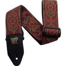 Brf Store Degernet Ernie Ball Jacquard Weave Gitar Askısı Crimson Paisley Pattern