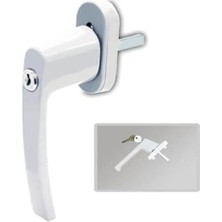 Brf Store Oreviosell Azrayapı Pvc Kilitli Pimapen Pencere Kolu | Tek Taraflı | Alüminyum Beyaz