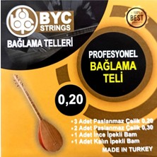 Brf Store Oreviosell BYC20 Uzun Sap Saz Teli Takım 0.20 Uzun Sap Bağlama Teli