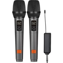 Brf Store Oreviosell Coverzone Uhf Kablosuz El Mikrofonu ve Alıcı Seti 250–290MHZ Bluetoothsuz Sistem 50M Çeki