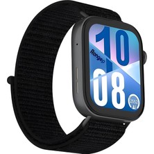 Brf Store Oreviosell Rongep Huawei Watch Fit 4/fit 4 Pro/fit 3 ile Uyumlu Hasırlı Kumaş Kordon Terleme Yapmaya