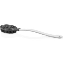 Brf Store Degernet Silikon Masajlı Uzun Saplı Vücut ve Masaj Fırçası Banyo Sırt Kese