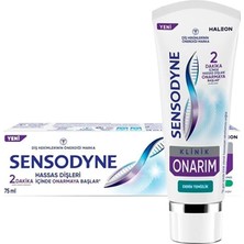 Brf Store Oreviosell Sensodyne Klinik Beyazlık Derin Onarım Derin Temizlik Diş Macunu 75ML