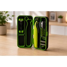Dns 3D Philips Oneblade Kompakt Taşıma Çantası V2 - Siyah Yeşil